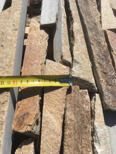 Горбушка златолит золотистый для облицовки купить в Республике Адыгея