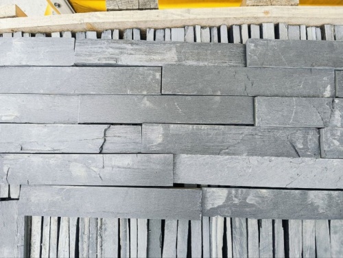 Плитка чёрная из натурального камня фасадная 30 см * 5 см, толщина 7 мм -30 мм купить в Республике Адыгея