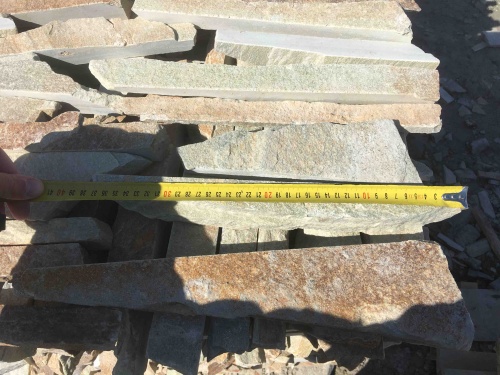 Горбушка златолит золотистый для облицовки купить в Республике Адыгея