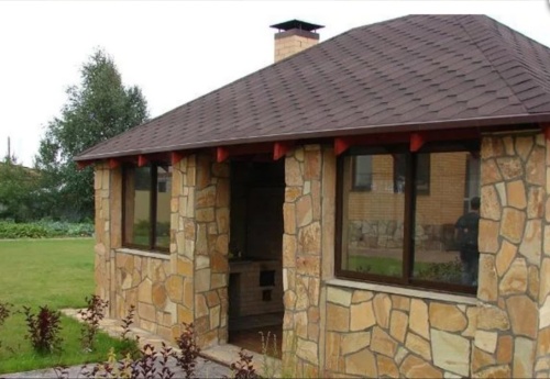 Плитняк златолит жёлтый для фасада 1,5-3 см купить в Республике Адыгея