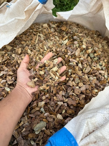 Златолит персиковый декоративная каменная крошка купить в Республике Адыгея